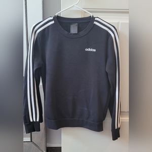 Adidas women's small black long sleeve crew neck